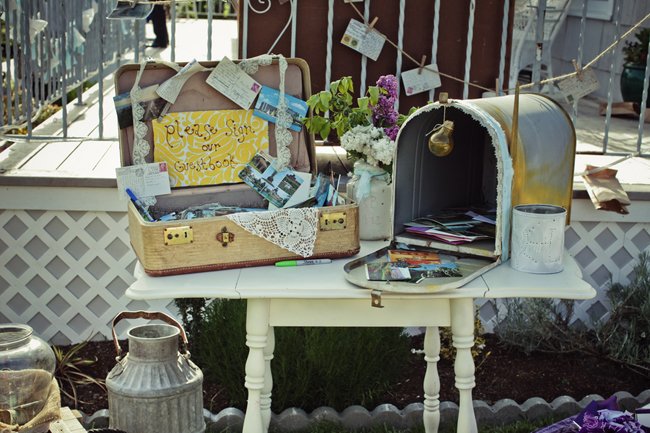 Post Box for guestbook at wedding
