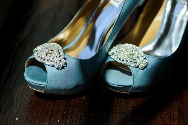 Blue manolo blahnik