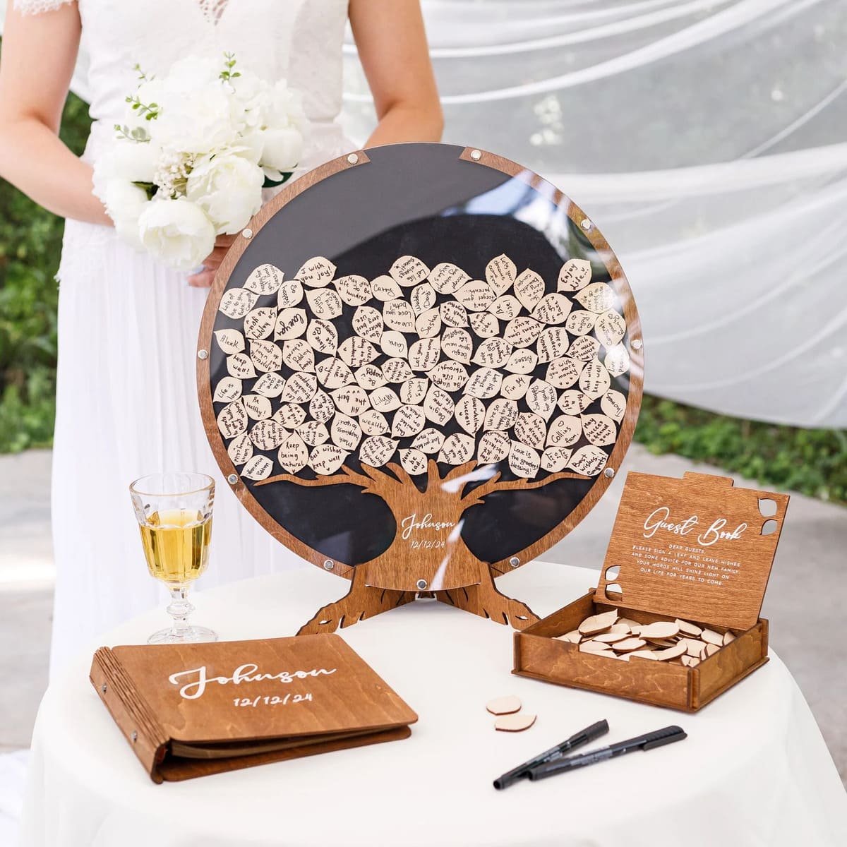 Family Tree Wedding Guest Book Alternative