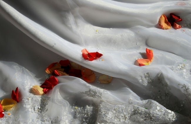 beautiful-wedding-dress ready to pack