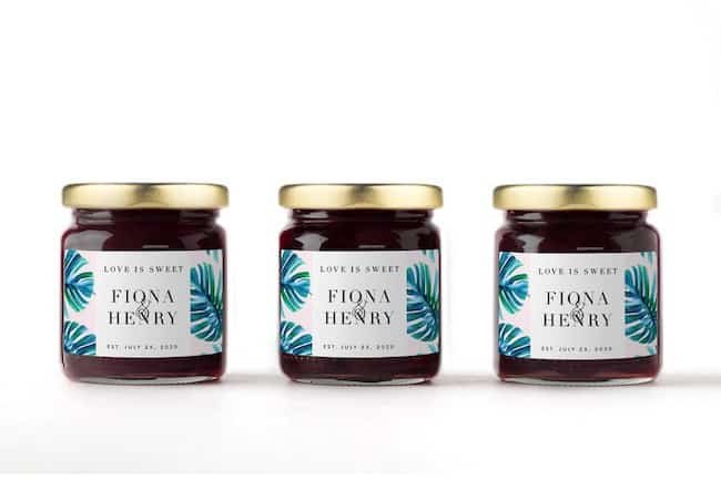Blueberry Jam - Wedding Favors for Guests