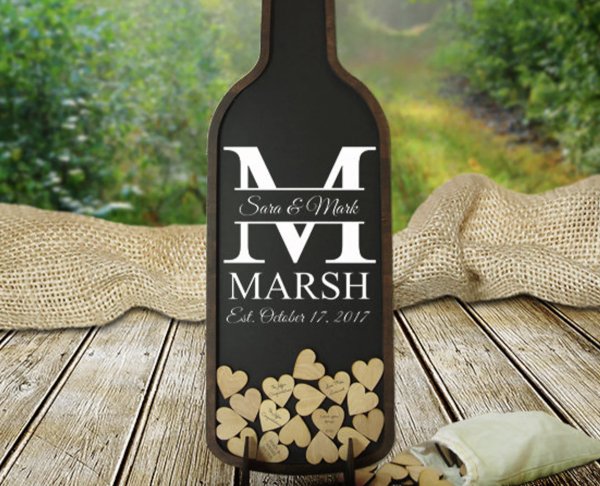 Wine Bottle Guest Book