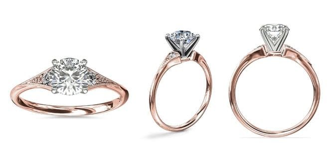 Rose Gold Engagement Rings